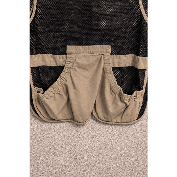 Vintage RedHead Upland Bird Hunting Shooting Vest Mens L/XL Mesh Tan Black - Picture 8 of 9